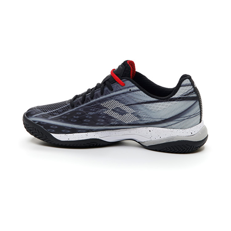 Black / White / Red Lotto Mirage 300 Cly Men's Tennis Shoes | Lotto-99500