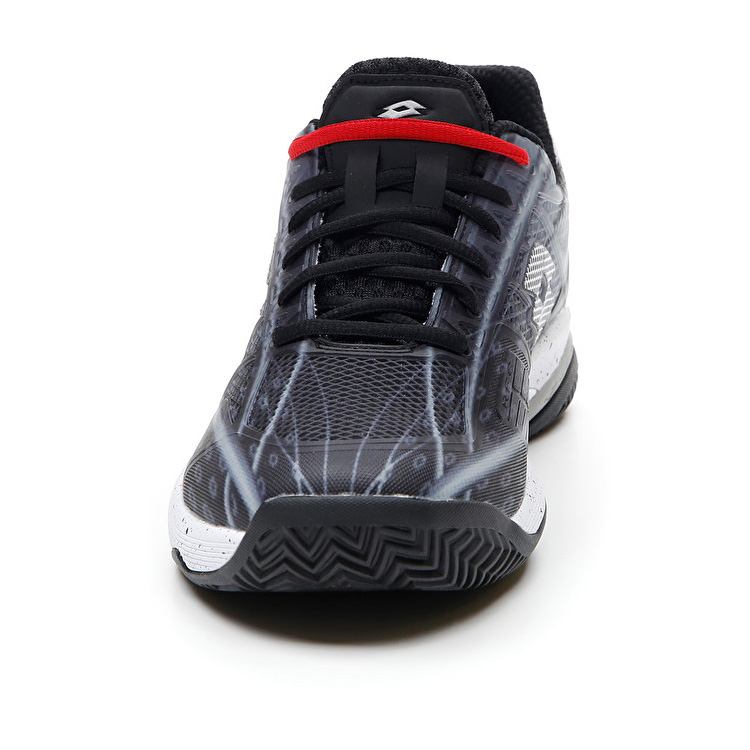 Black / White / Red Lotto Mirage 300 Cly Men's Tennis Shoes | Lotto-99500