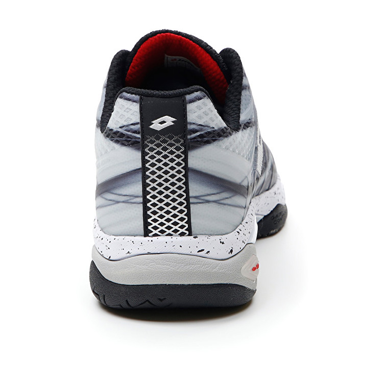 Black / White / Red Lotto Mirage 300 Spd Men's Tennis Shoes | Lotto-41033