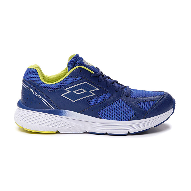 Blue / Green Lotto Speedride 600 Viii Men\'s Running Shoes | Lotto-36411