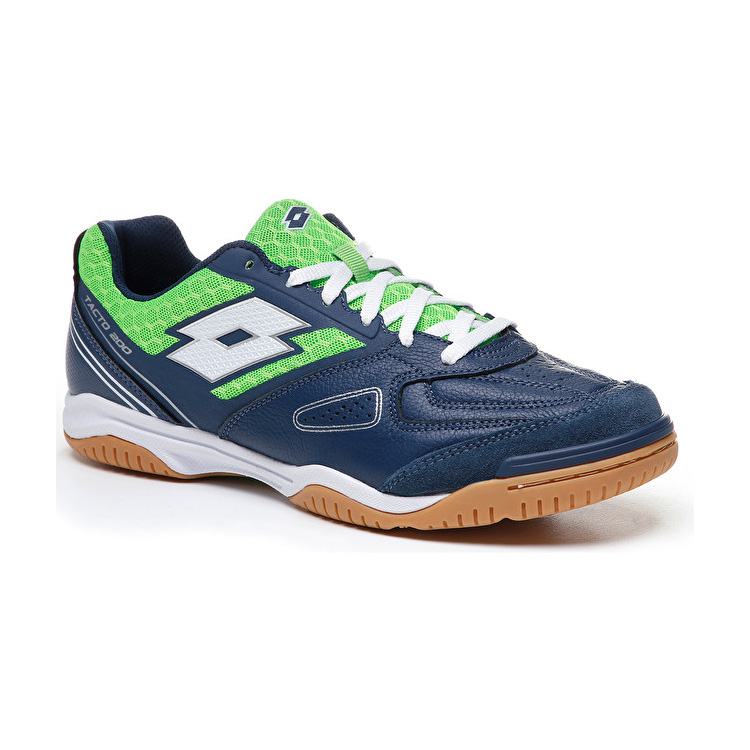 Blue / Green Lotto Tacto 200 Iv Men's Indoor Shoes | Lotto-20810