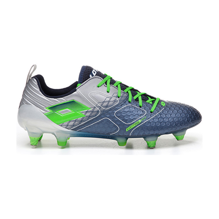 Blue / Green / Silver Lotto Maestro 200 Sgx Men\'s Soccer Shoes | Lotto-98601