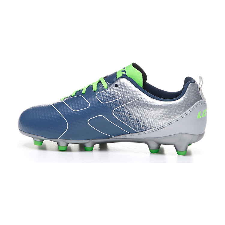 Blue / Green / Silver Lotto Maestro 700 Fg Jr Kids' Soccer Shoes | Lotto-29423