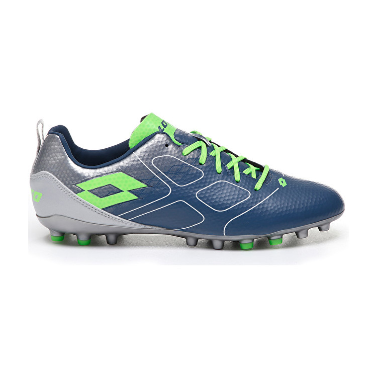 Blue / Green / Silver Lotto Maestro 700 Ag28 Men\'s Soccer Shoes | Lotto-72438