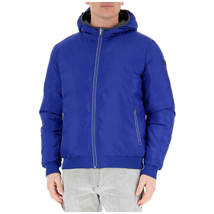 Blue / Grey Lotto Jonah Iv Bomber Hd Twin Men's Jackets | Lotto-38254