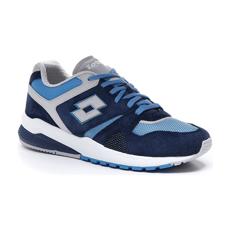 Blue / Grey Lotto Marathon Men's Sneakers | Lotto-57631