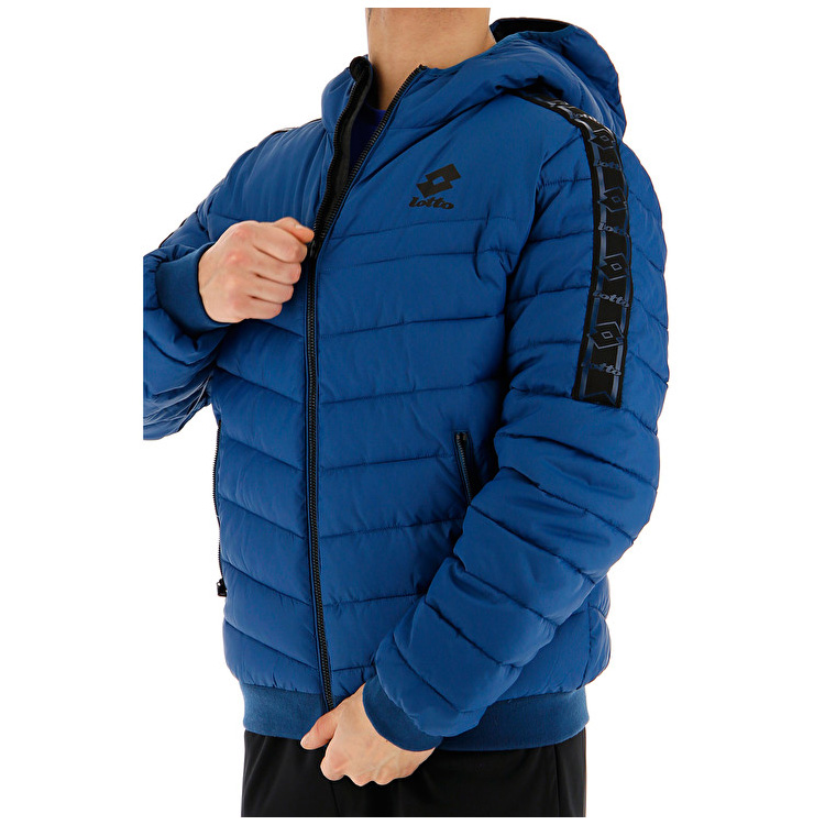 Blue Lotto Bomber Cortina Ii Hd Lg Pad Stp Pl Men's Jackets | Lotto-24897