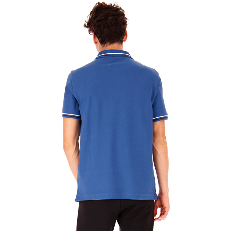 Blue Lotto Classica Men's Polo Shirts | Lotto-78593