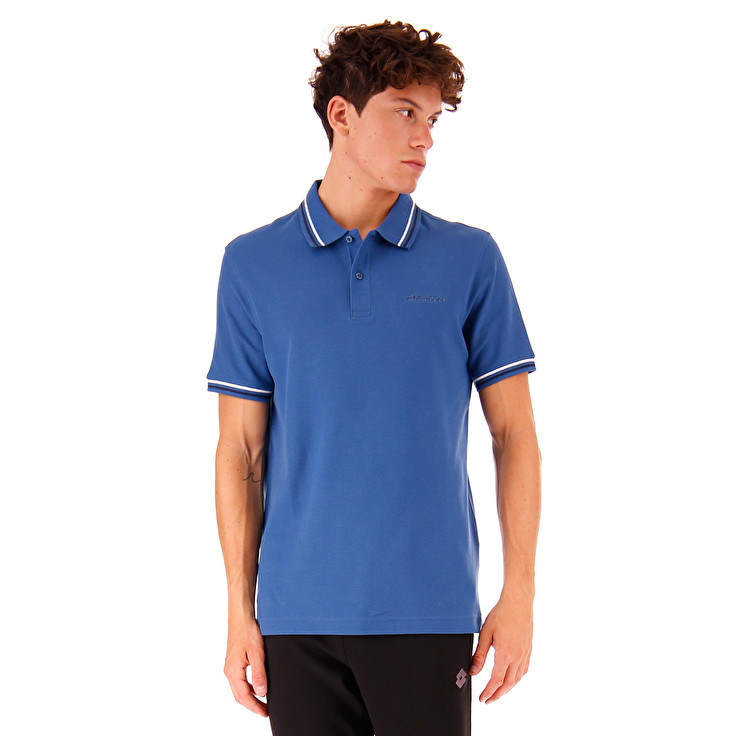 Blue Lotto Classica Men\'s Polo Shirts | Lotto-78593