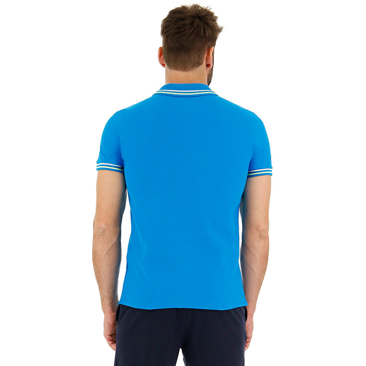 Blue Lotto Classica Men's Polo Shirts | Lotto-94199