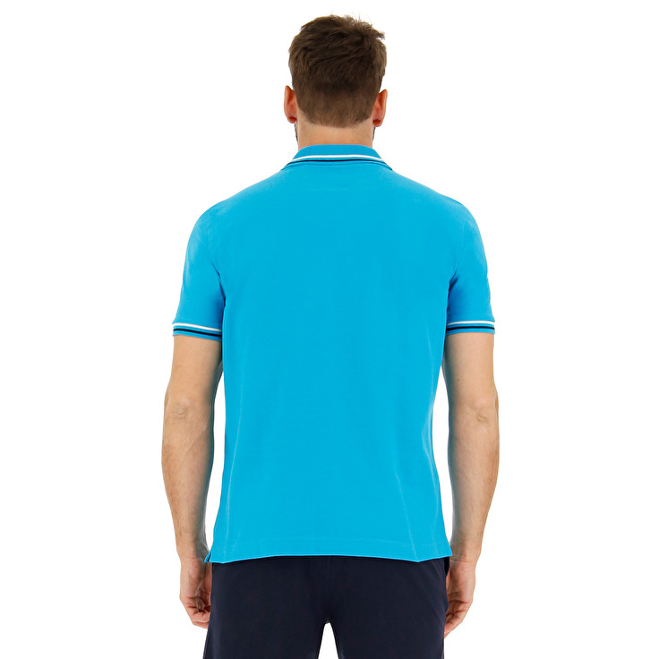 Blue Lotto Classica Men's Polo Shirts | Lotto-99428