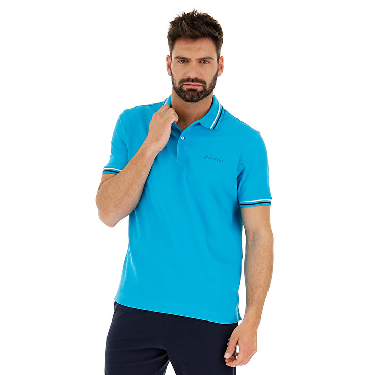 Blue Lotto Classica Men\'s Polo Shirts | Lotto-99428