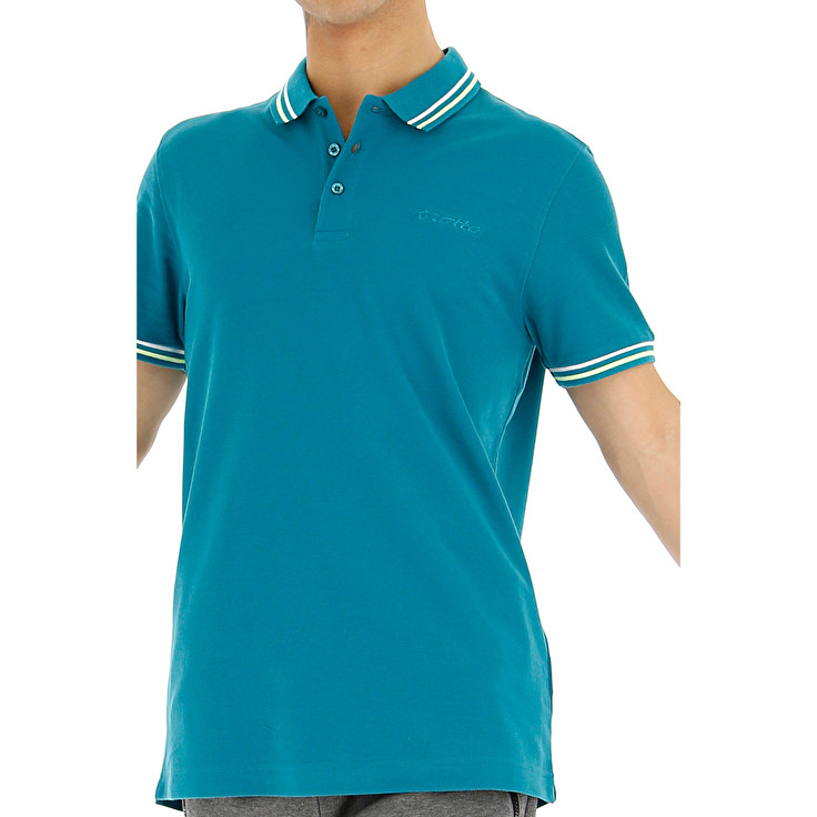 Blue Lotto Classica Pq Men's Polo Shirts | Lotto-50685