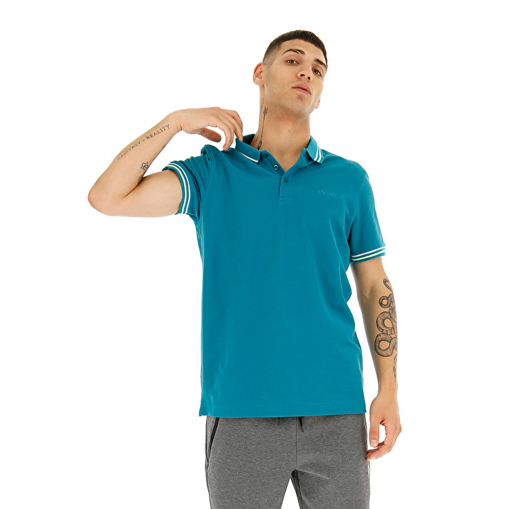 Blue Lotto Classica Pq Men\'s Polo Shirts | Lotto-50685