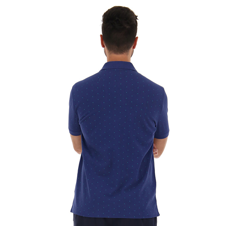 Blue Lotto Elba Ii Pq Men's Polo Shirts | Lotto-97775