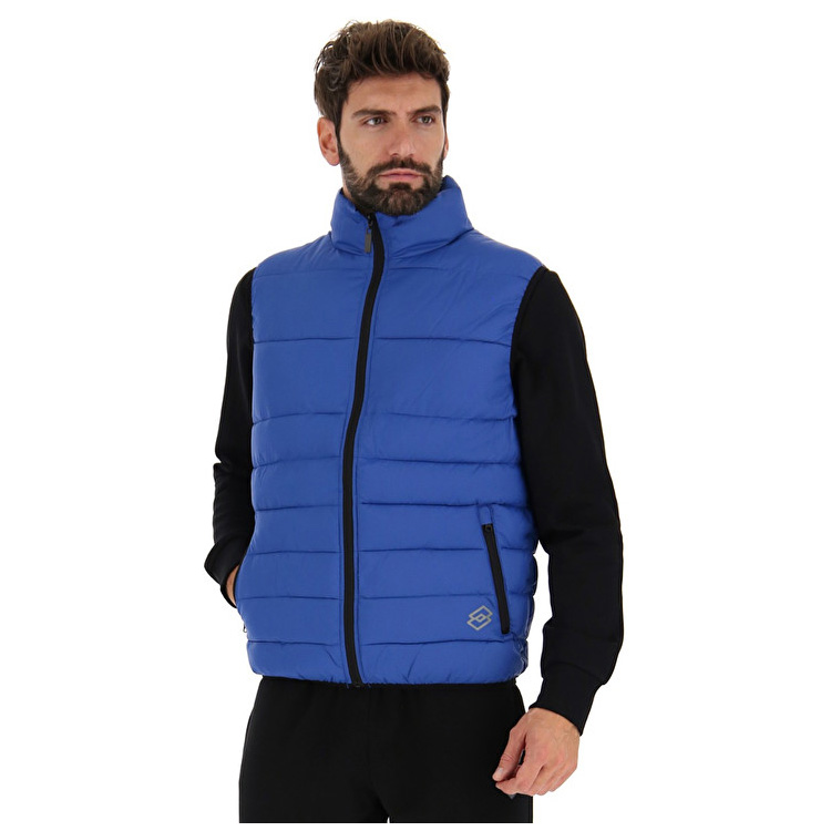 Blue Lotto Jonah Ii Gilet Pad Men\'s Jackets | Lotto-92633