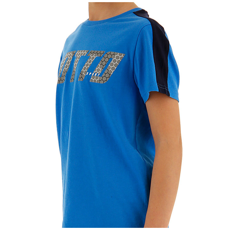 Blue Lotto Logo B Iii Js Kids' T Shirts | Lotto-49800