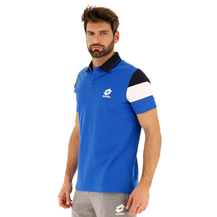 Blue Lotto Praja Pq Men\'s Polo Shirts | Lotto-77052