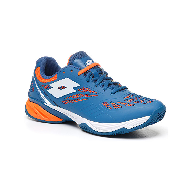 Blue / Orange / White Lotto Superrapida 200 Men's Padel Shoes | Lotto-40932