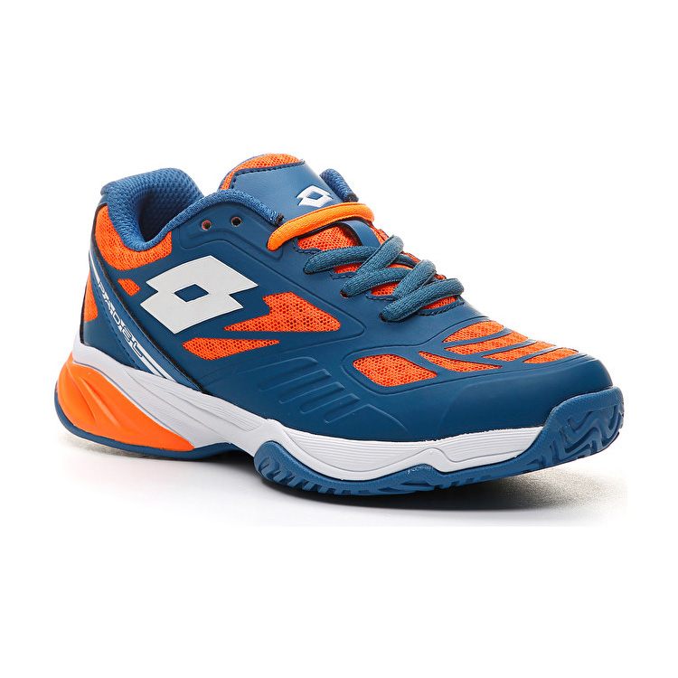 Blue / Orange / White Lotto Superrapida 200 Jr Kids' Padel Shoes | Lotto-53148