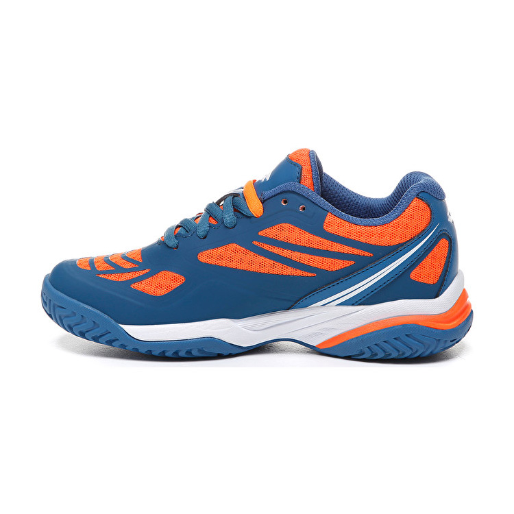 Blue / Orange / White Lotto Superrapida 200 Jr Kids' Padel Shoes | Lotto-53148