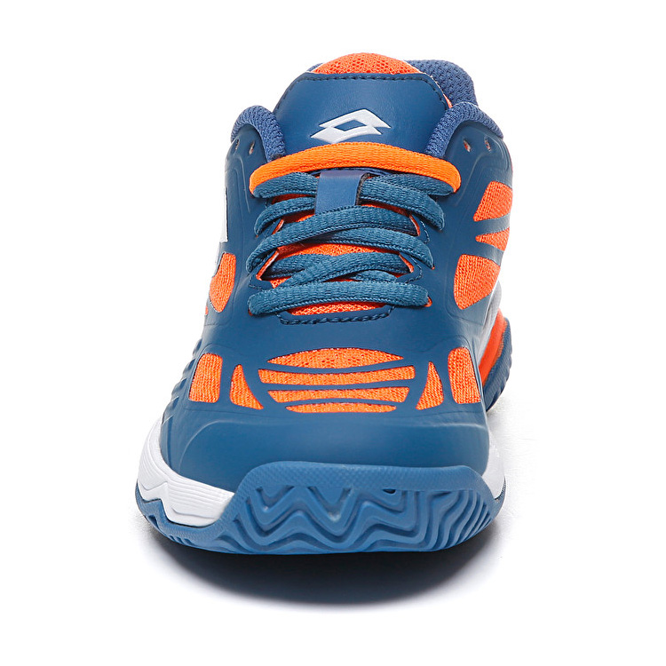 Blue / Orange / White Lotto Superrapida 200 Jr Kids' Padel Shoes | Lotto-53148