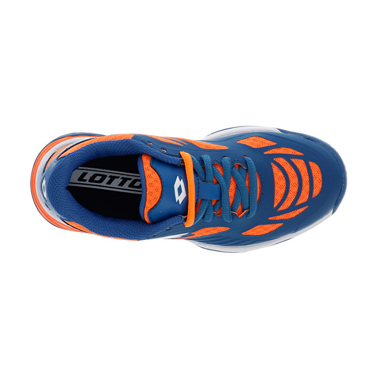 Blue / Orange / White Lotto Superrapida 200 Jr Kids' Padel Shoes | Lotto-53148