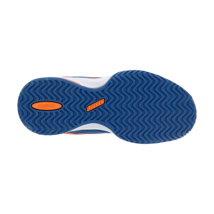 Blue / Orange / White Lotto Superrapida 200 Jr Kids' Padel Shoes | Lotto-53148