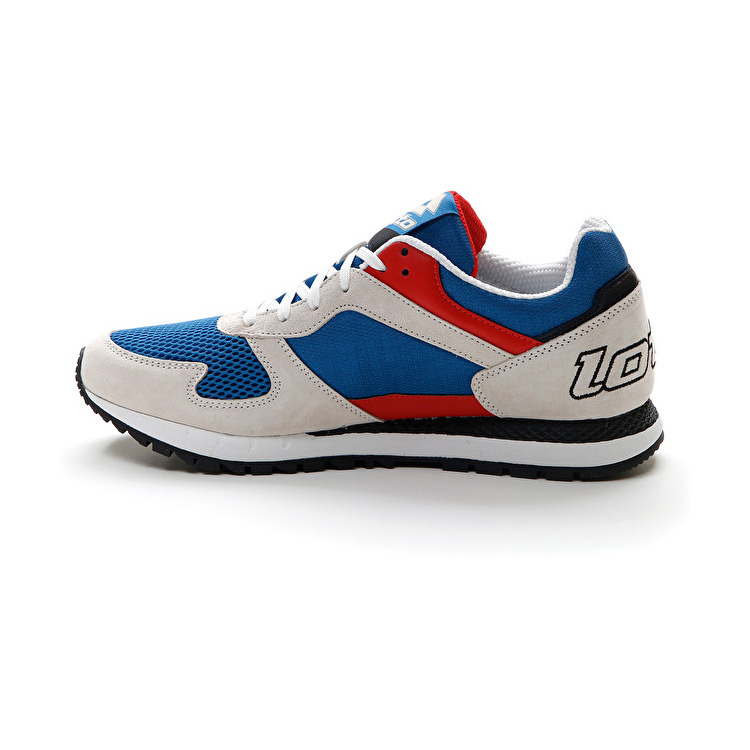 Blue / Red / Grey Lotto Runner Plus '95 Iii Men's Sneakers | Lotto-80188