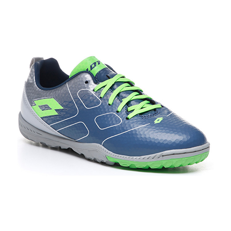 Blue / Silver / Green Lotto Maestro 700 Tf Jr Kids' Soccer Shoes | Lotto-54118