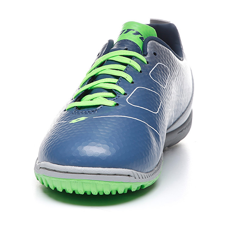 Blue / Silver / Green Lotto Maestro 700 Tf Jr Kids' Soccer Shoes | Lotto-54118