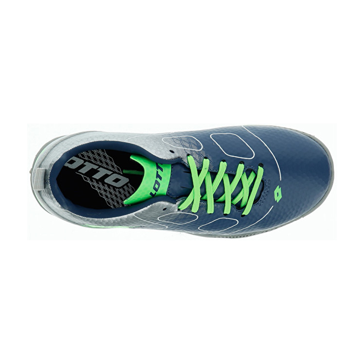 Blue / Silver / Green Lotto Maestro 700 Tf Jr Kids' Soccer Shoes | Lotto-54118