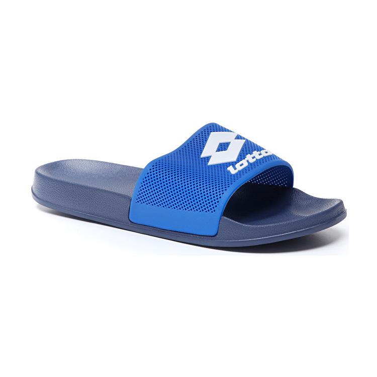 Blue / White Lotto Moku Slide Men's Slippers | Lotto-35263