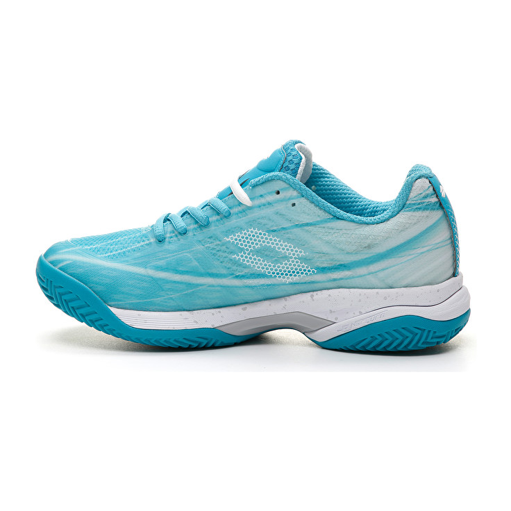 Blue / White / Silver Lotto Mirage 300 Cly W Women's Tennis Shoes | Lotto-24996