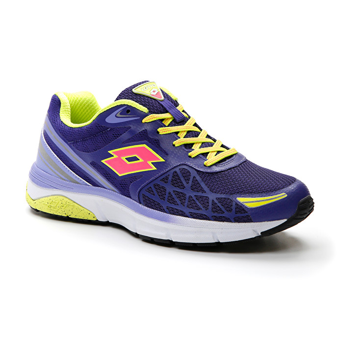 Blue / Yellow Lotto Aq 400 W Women's Running Shoes | Lotto-10041