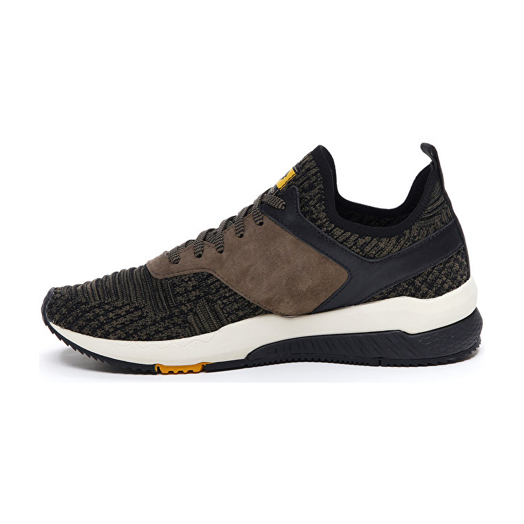 Brown / Black Lotto Marathon Knit Men's Sneakers | Lotto-70345