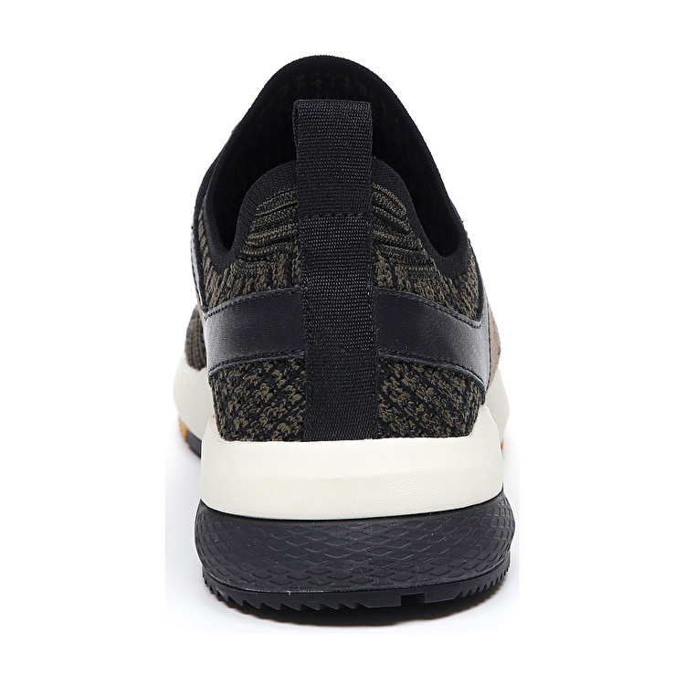 Brown / Black Lotto Marathon Knit Men's Sneakers | Lotto-70345