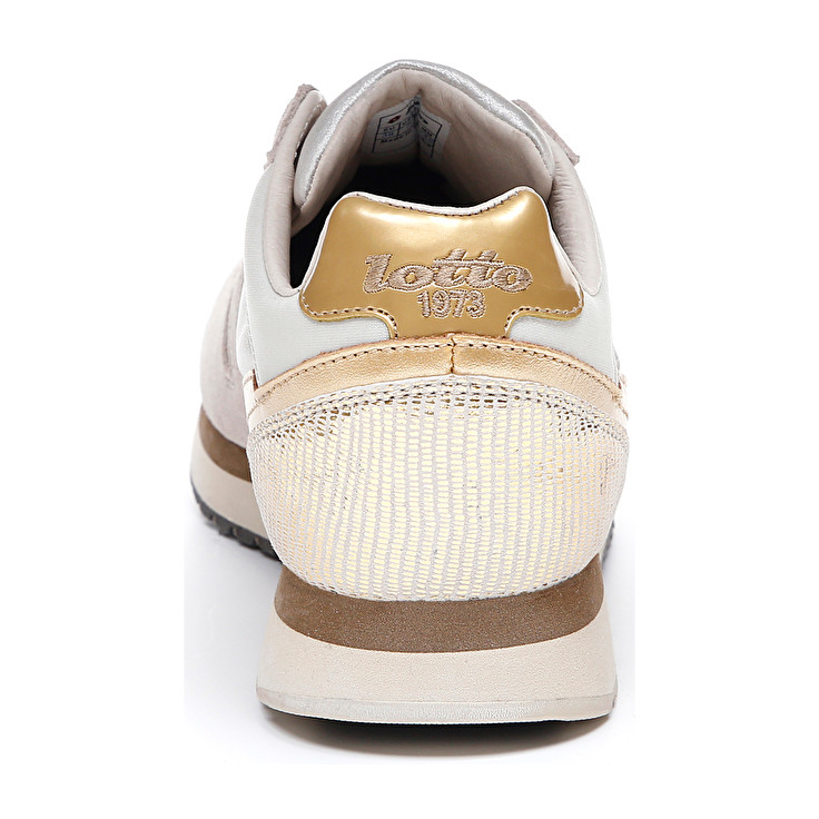 Brown / Grey / White Lotto Tokyo Wedge W Women's Sneakers | Lotto-19794