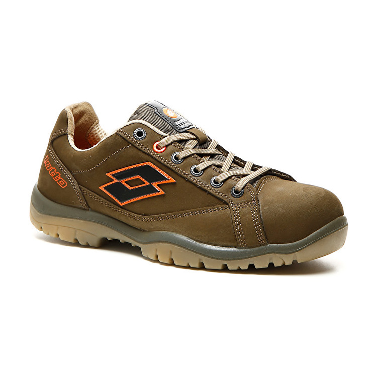 Brown Lotto Jump 750 S3 Src Men's Safety Shoes | Lotto-63036