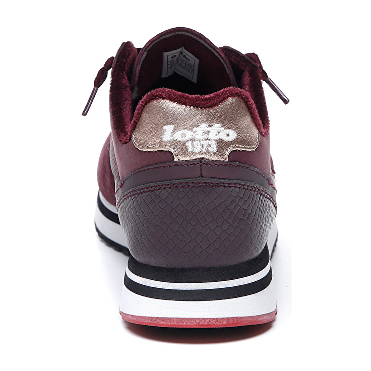 Burgundy Lotto Slice W Women's Sneakers | Lotto-73058