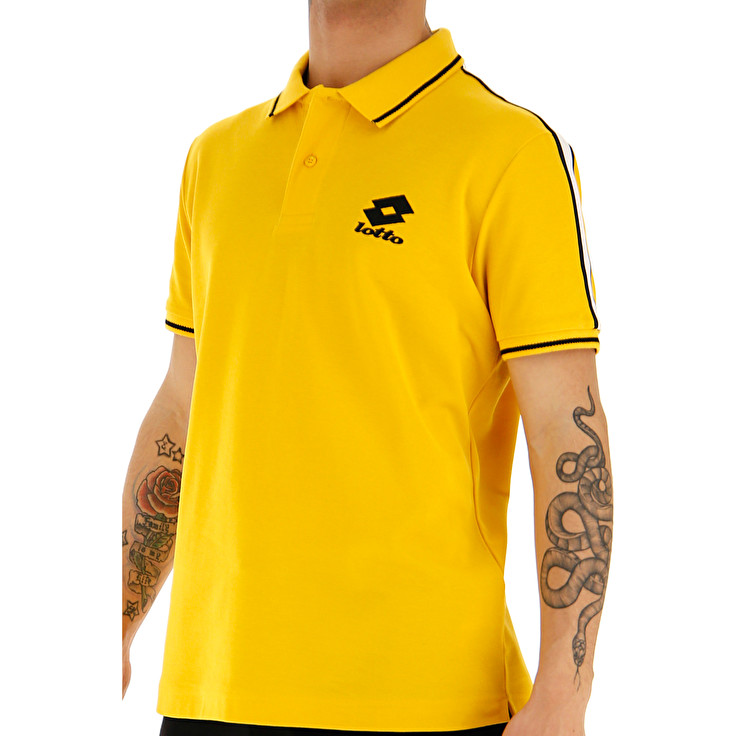 Gold Lotto Lipari Pq Men's Polo Shirts | Lotto-33104