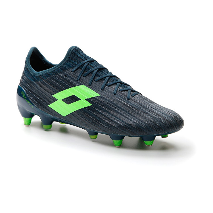 Green / Black Lotto Solista 200 Iii Sgx Men's Soccer Shoes | Lotto-25386