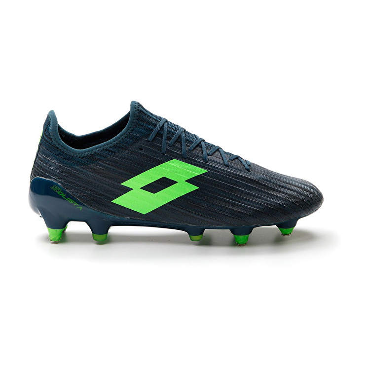 Green / Black Lotto Solista 200 Iii Sgx Men\'s Soccer Shoes | Lotto-25386