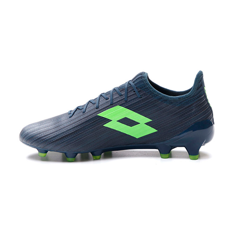 Green / Blue Lotto Solista 200 Iii Fg Men's Soccer Shoes | Lotto-74149