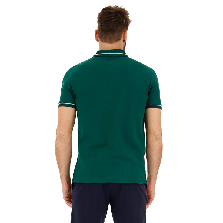 Green Lotto Classica Men's Polo Shirts | Lotto-63747