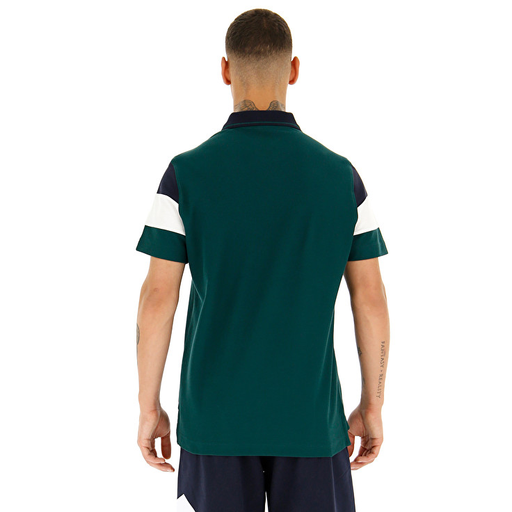 Green Lotto Praja Pq Men's Polo Shirts | Lotto-36996