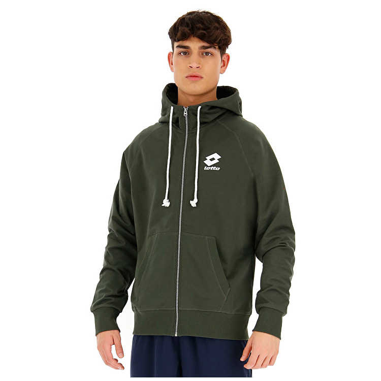 Green Lotto Smart Sweat Fz Hd Ft Lb Men\'s Sweatshirt | Lotto-33123