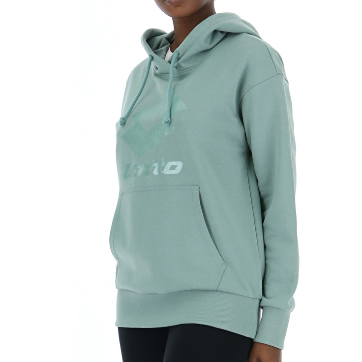 Green Lotto Smart W Ii Sweat Hd Ft Women's Tracksuits | Lotto-33974