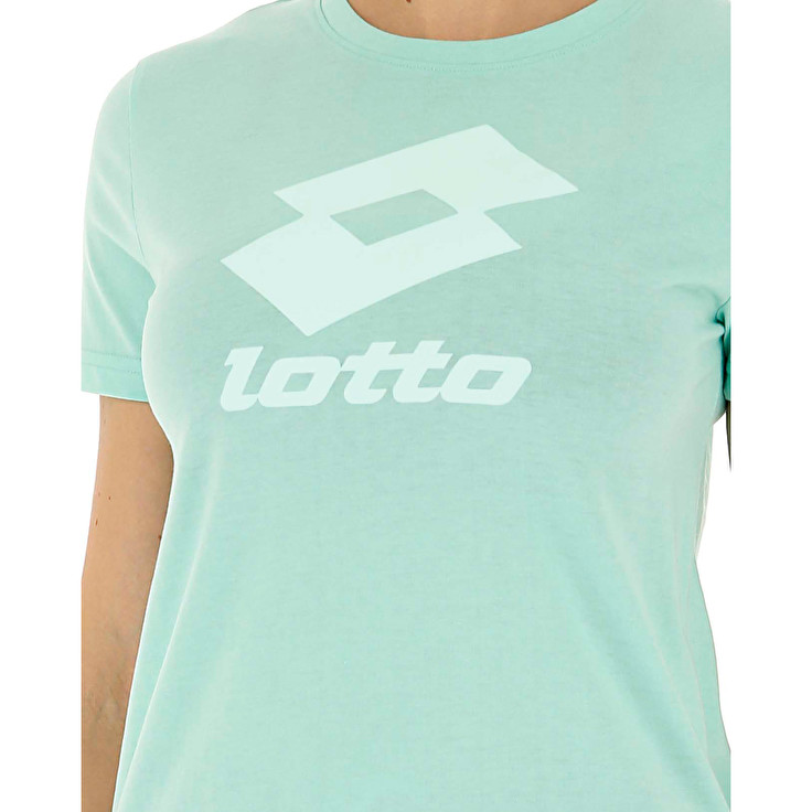 Green Lotto Smart W Prt Js Women's T Shirts | Lotto-88343