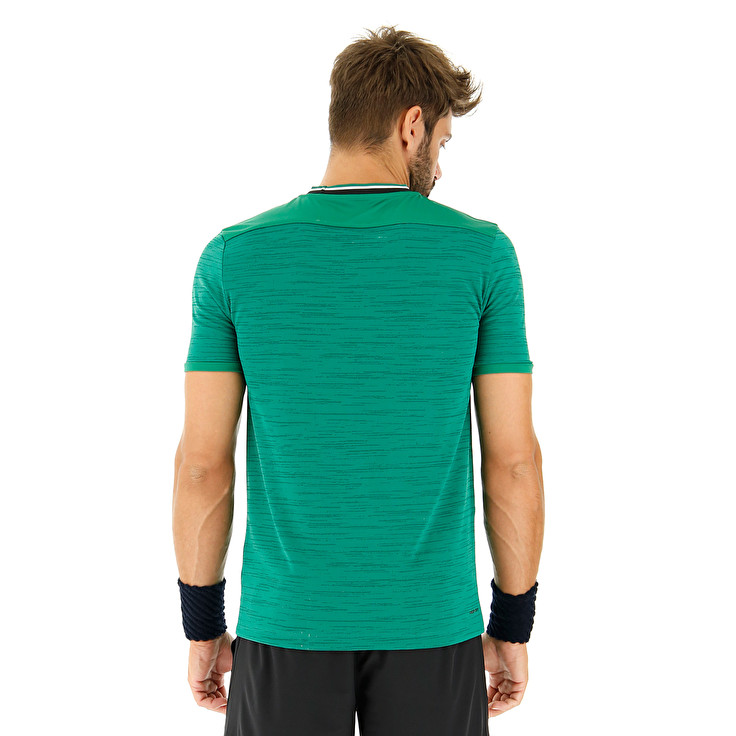 Green Lotto Top Ten Ii Pl Men's T Shirts | Lotto-21560